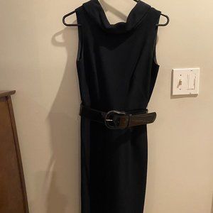 Navy Cocktail Dress - 4